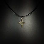 Collier Céleste Doré à Double Étoile