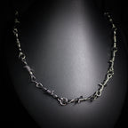 Collier Fil Barbelé à Épines Argenté
