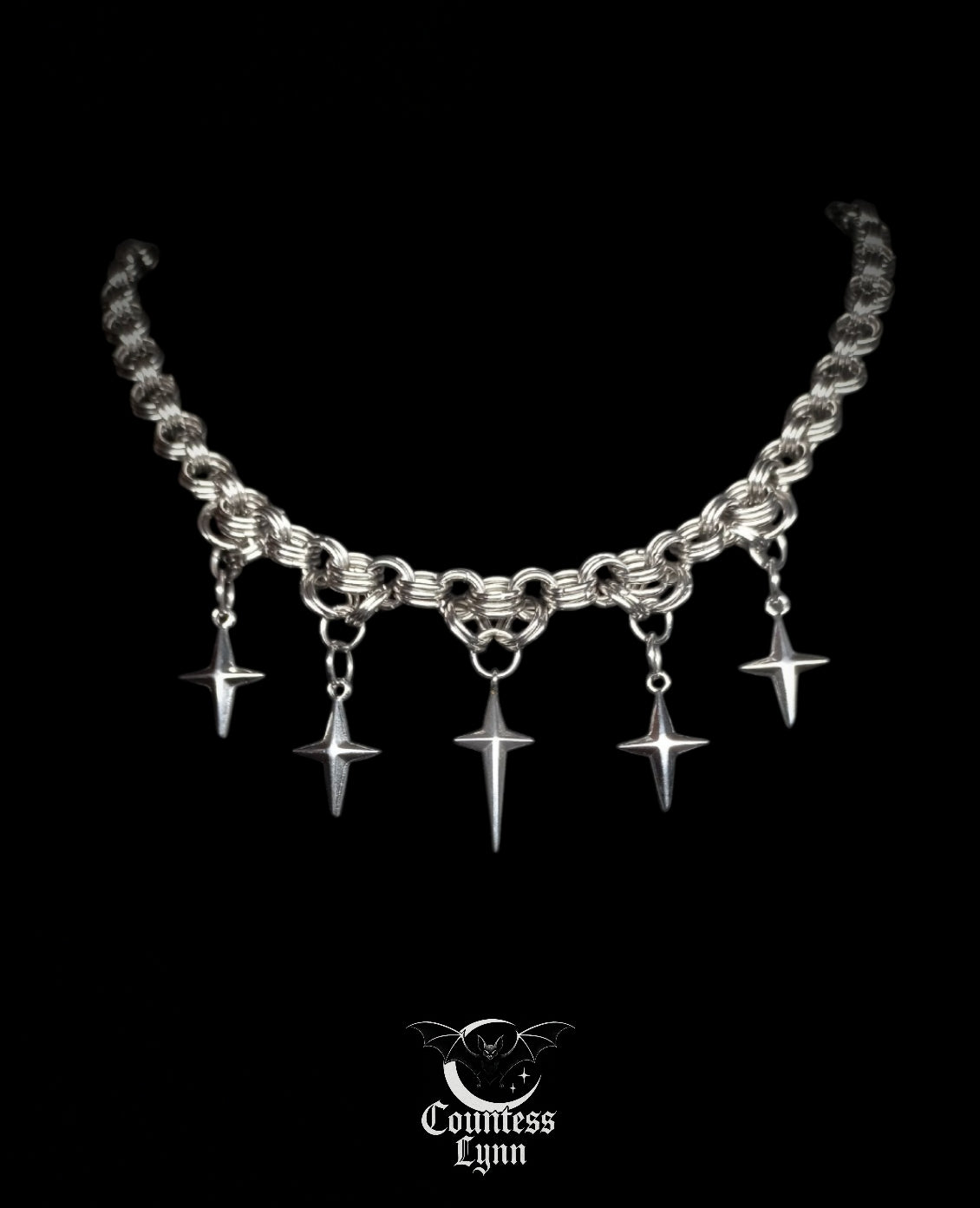 Collier Midnight – Constellations d’Acier