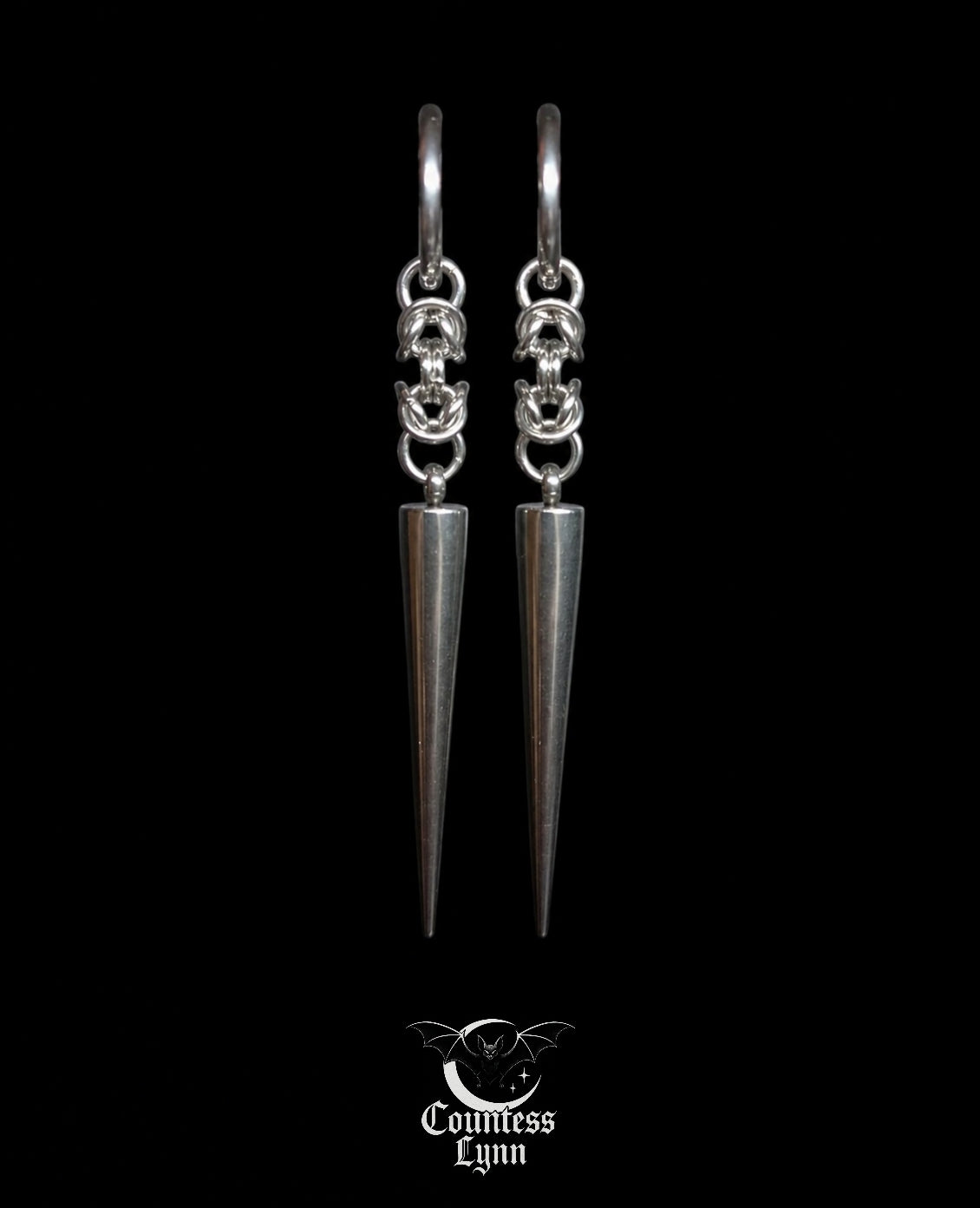 Boucles d’Oreilles Byzantines à Grande Pointe