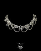 Collier Dentelle Métallique