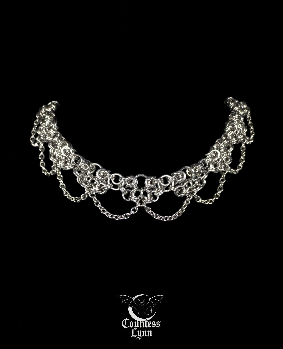 Collier Dentelle Métallique