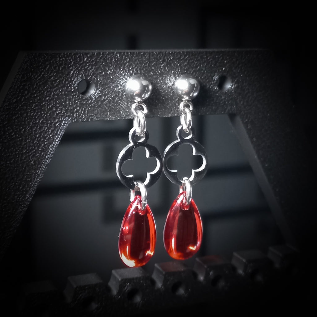 Boucles d’Oreilles Bloodline – Fleur de Cathédrale