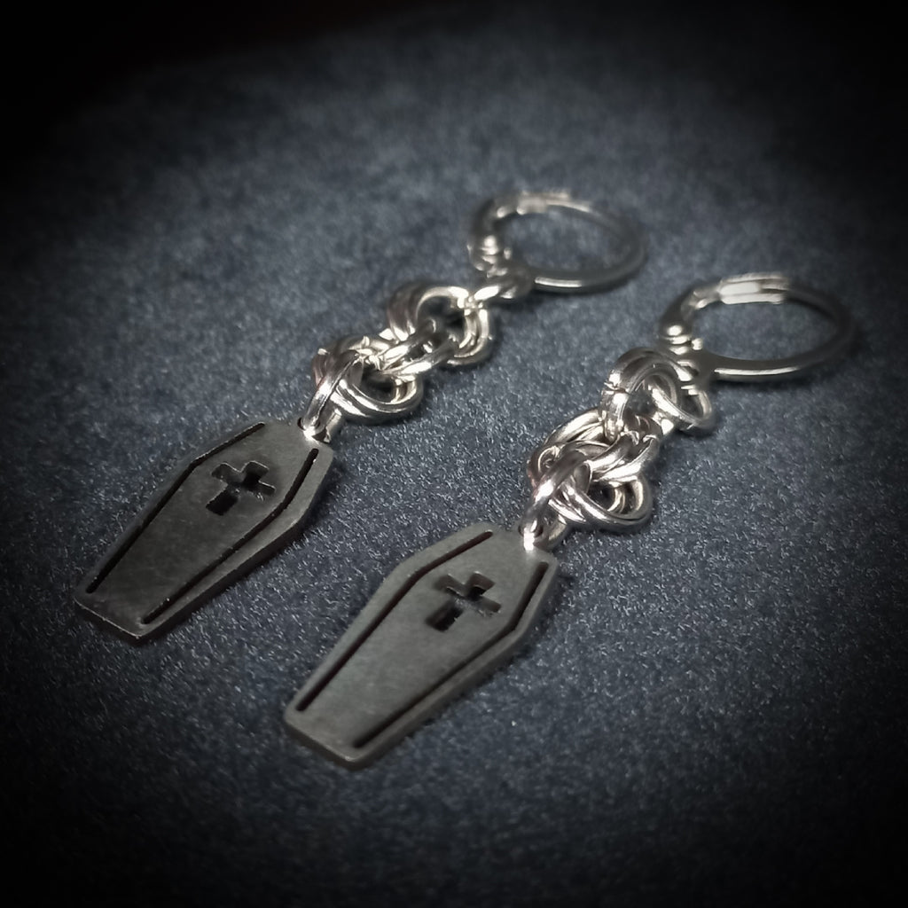 Boucles d’Oreilles Cercueil