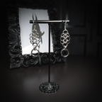 Boucles d’Oreilles Cascade Métallique