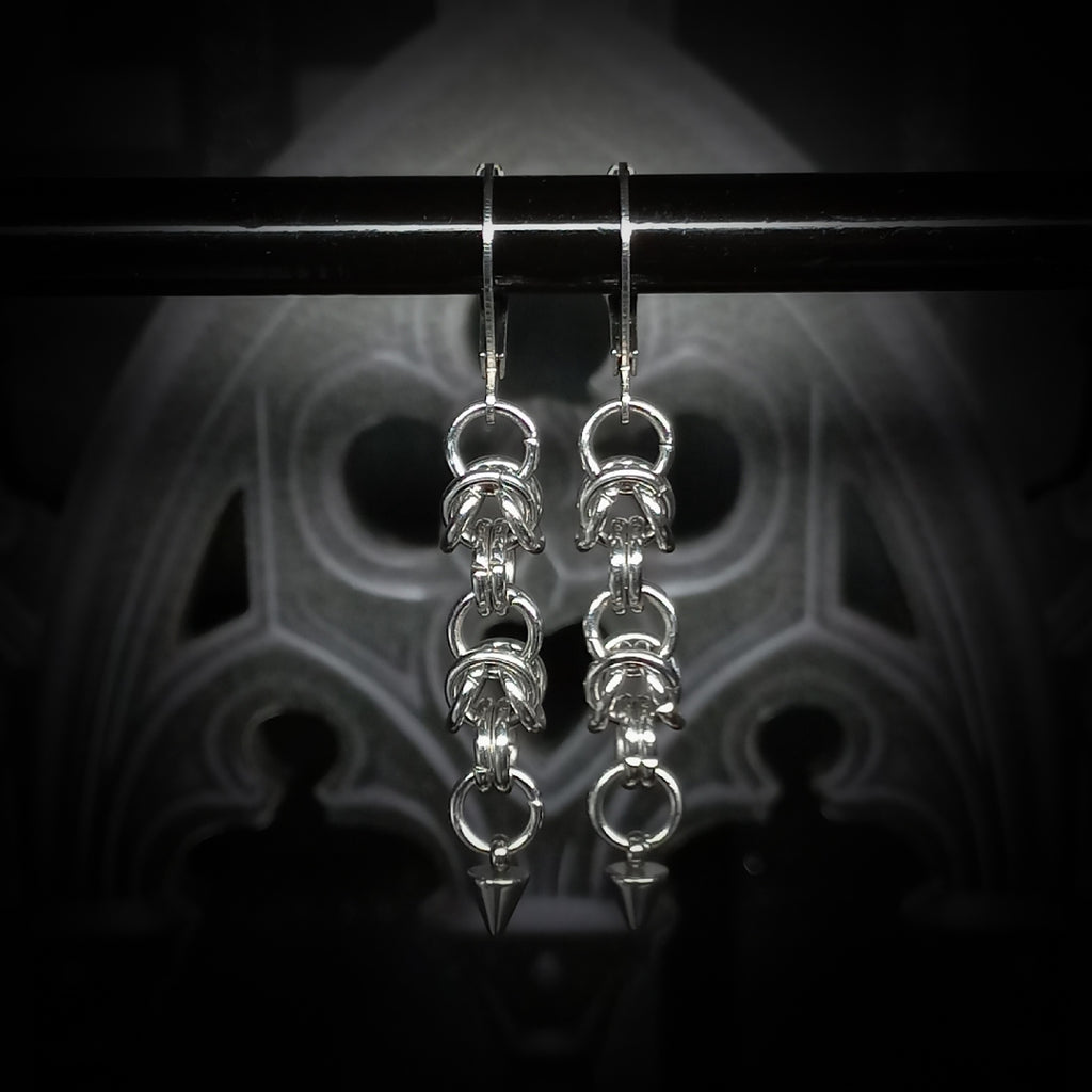 Boucles d’Oreilles Byzantines à Petite Pointe