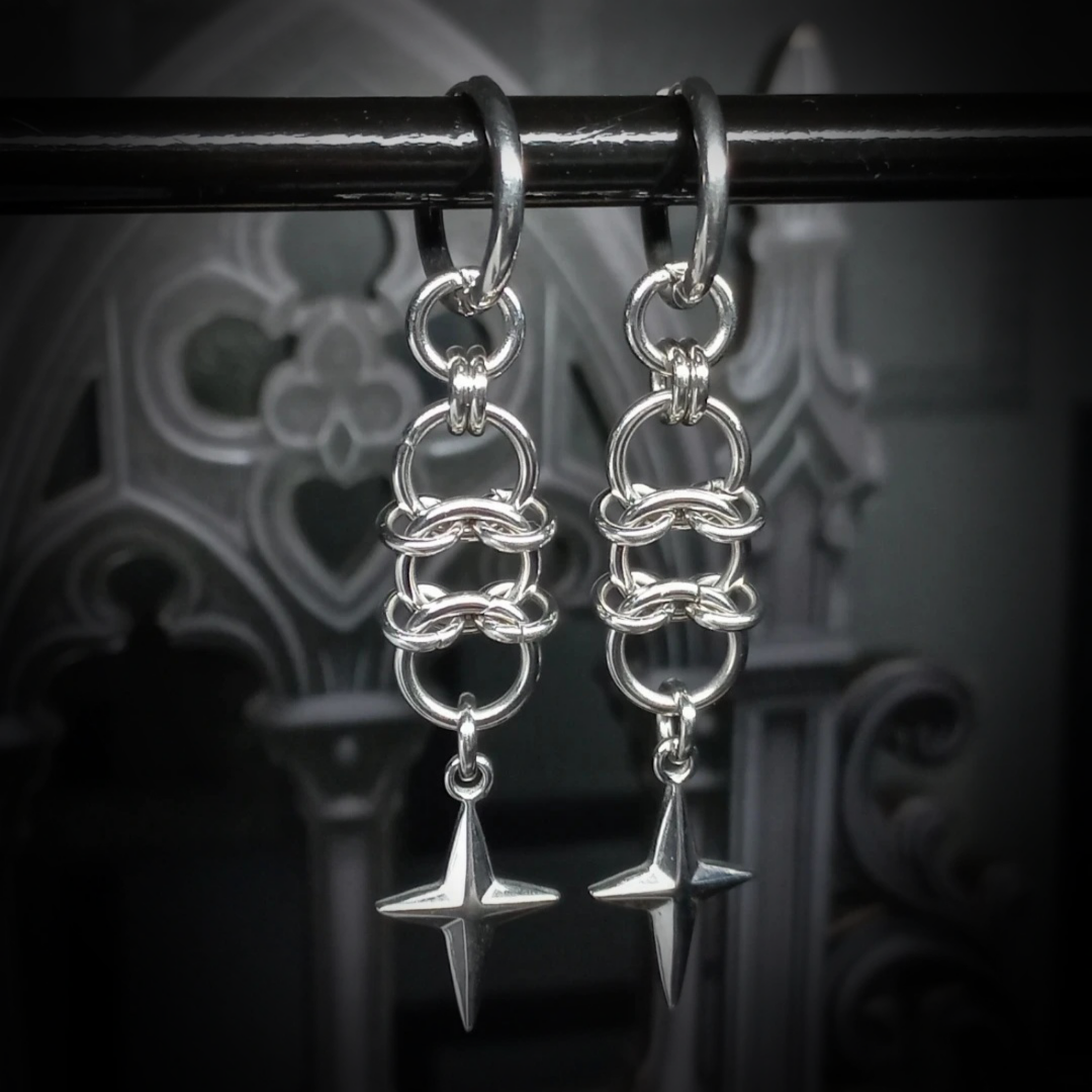 Boucles d’Oreilles à Motif Étoile