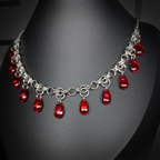 Collier Nightfall – Étreinte Pourpre