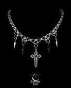 Collier Midnight – Crucifix Obscur