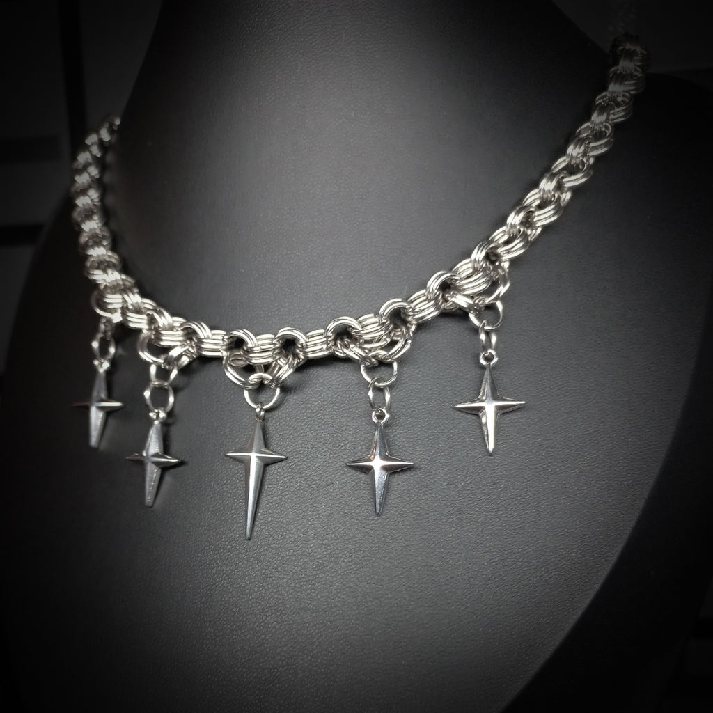 Collier Midnight – Constellations d’Acier