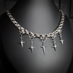 Collier Midnight – Constellations d’Acier