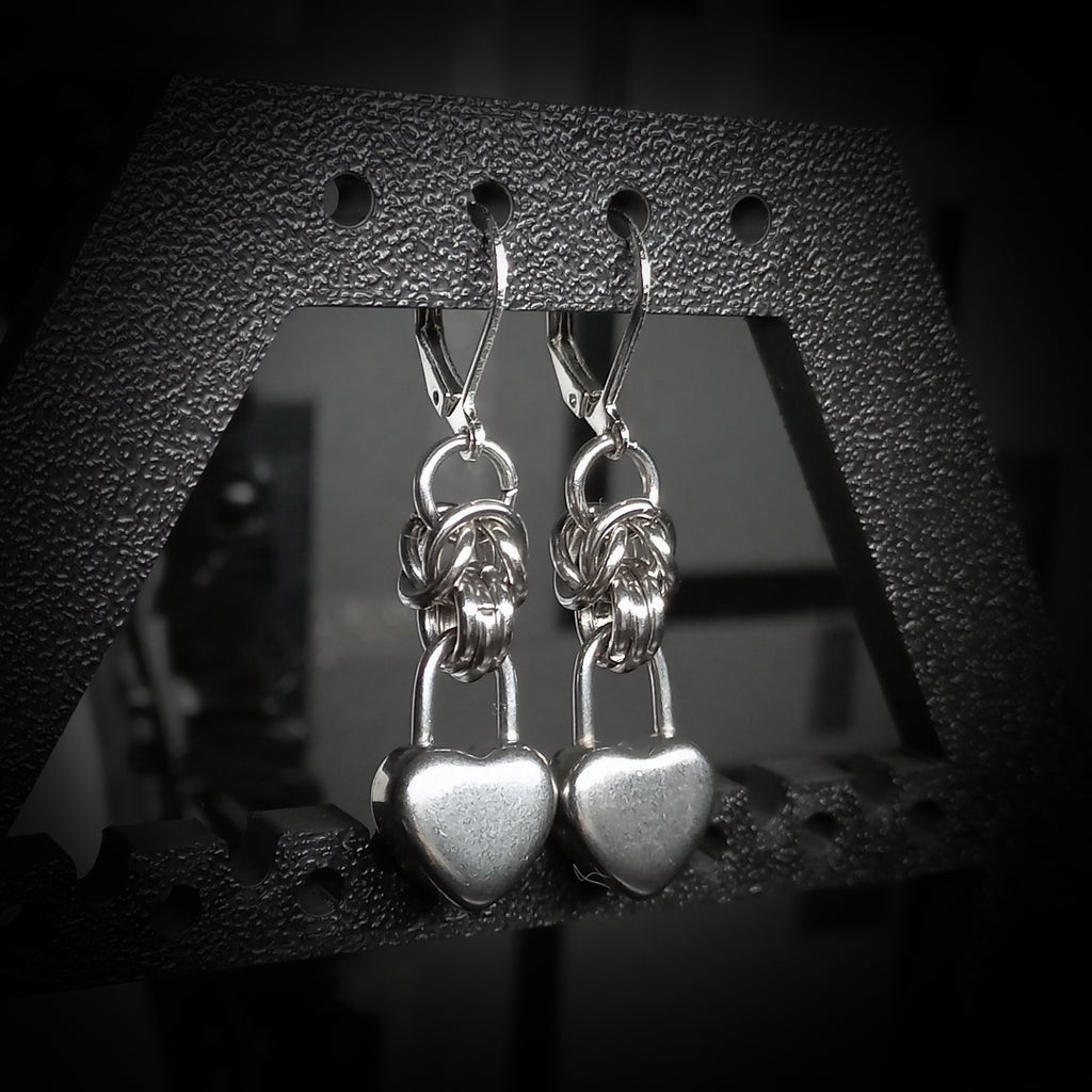 Boucles d’Oreilles Tria – Locked Hearts