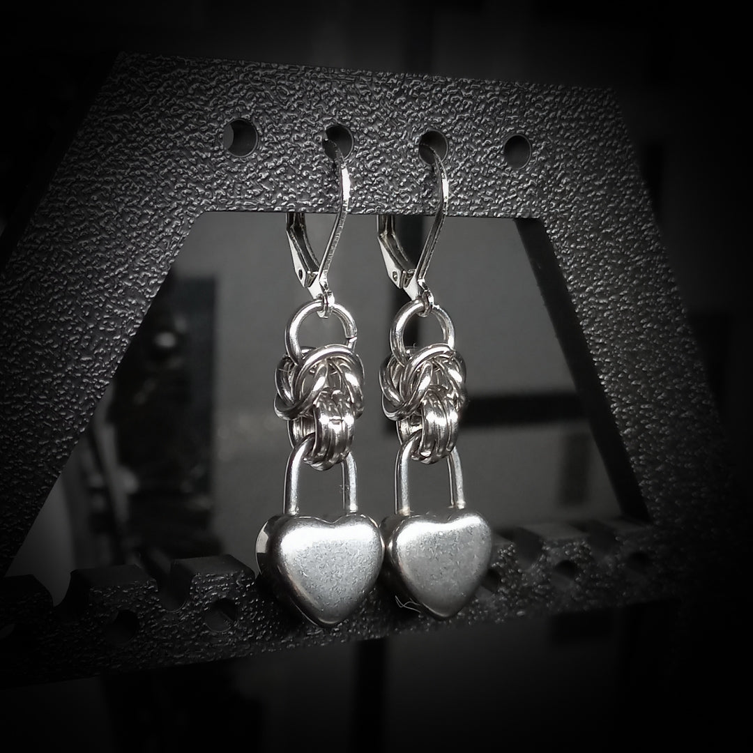 Boucles d’Oreilles Tria – Locked Hearts