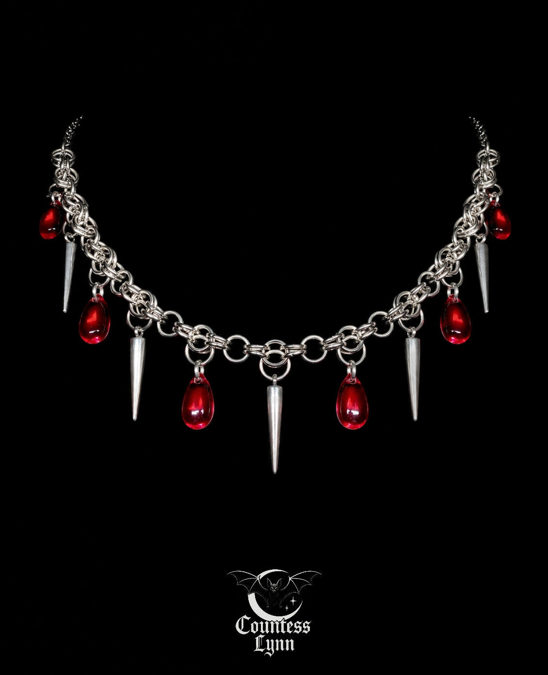 Collier Nightfall – Mailles Sanguines