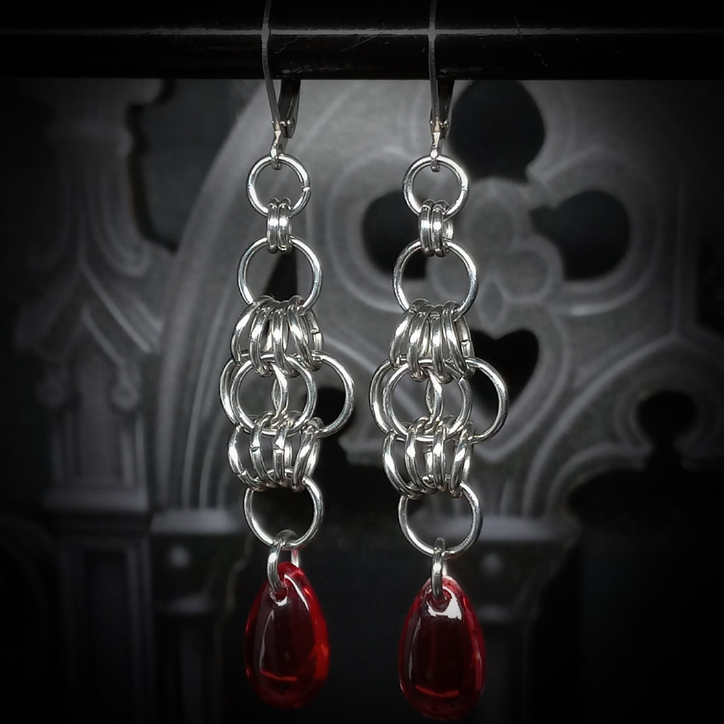 Boucles d’oreilles Bloodline – Scarlet Drop