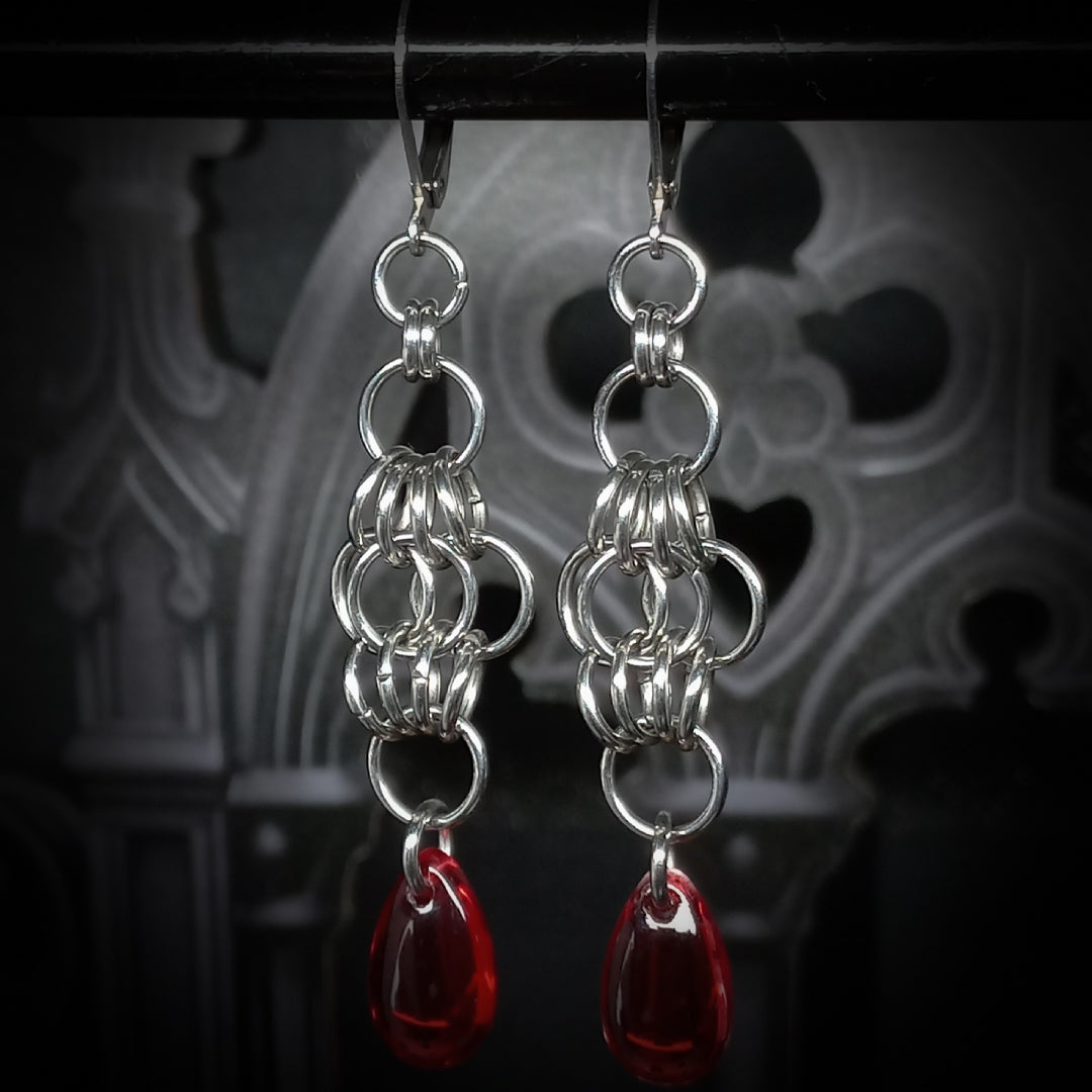 Boucles d’oreilles Bloodline – Scarlet Drop