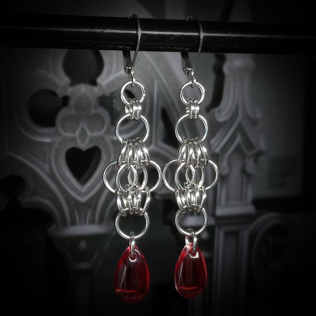 Boucles d’oreilles Bloodline – Scarlet Drop