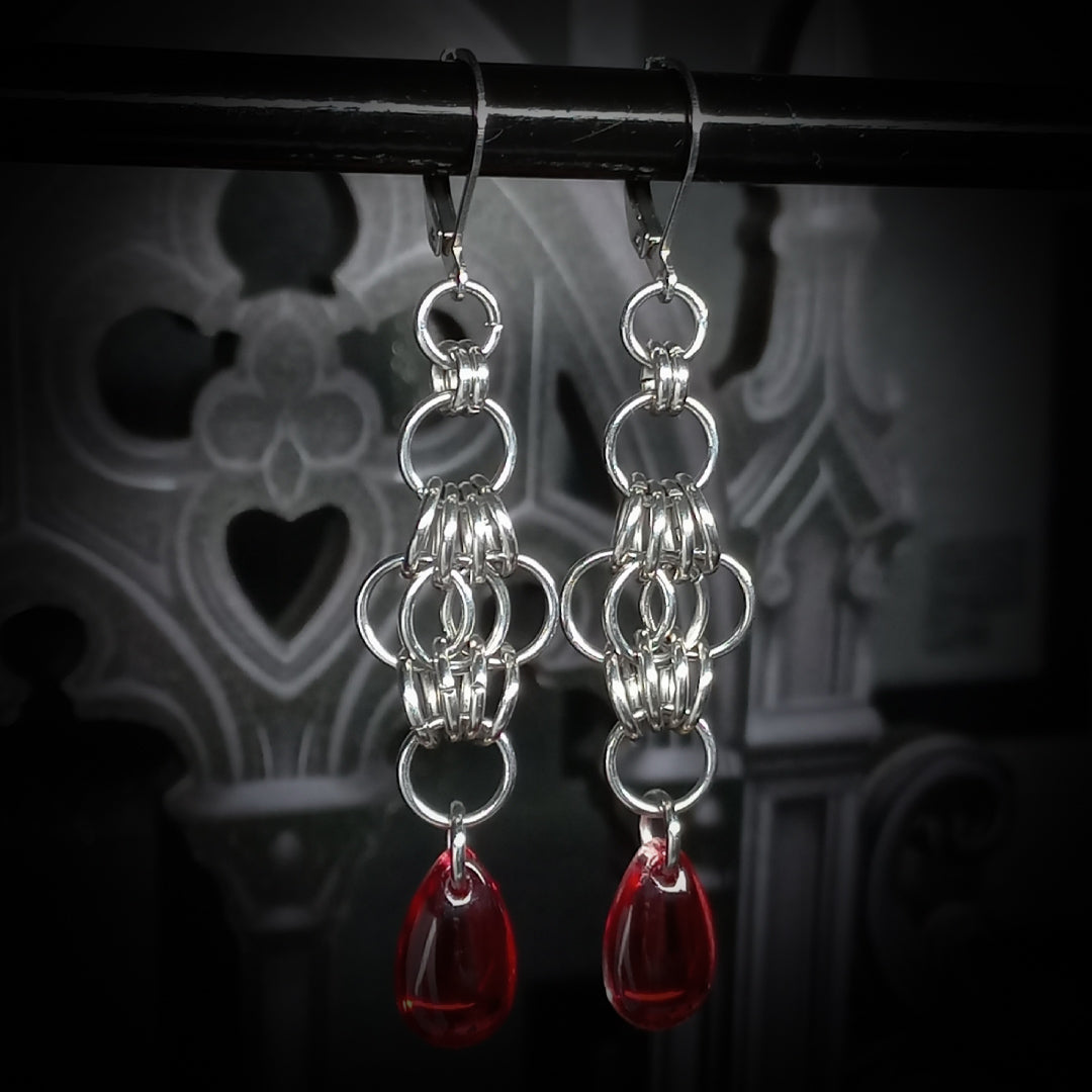 Boucles d’oreilles Bloodline – Scarlet Drop