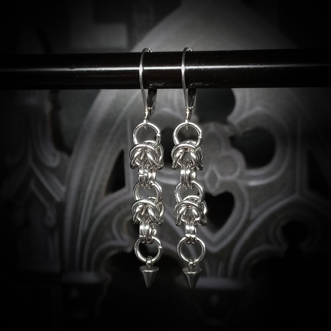 Boucles d’Oreilles Byzantines à Petite Pointe