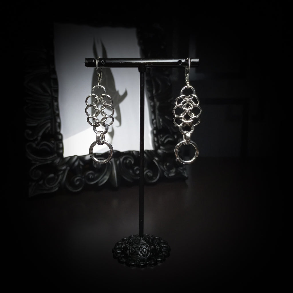 Boucles d’Oreilles Cascade Métallique