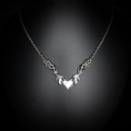 Collier Cœur Démoniaque Ailé