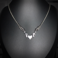 Collier Cœur Démoniaque Ailé