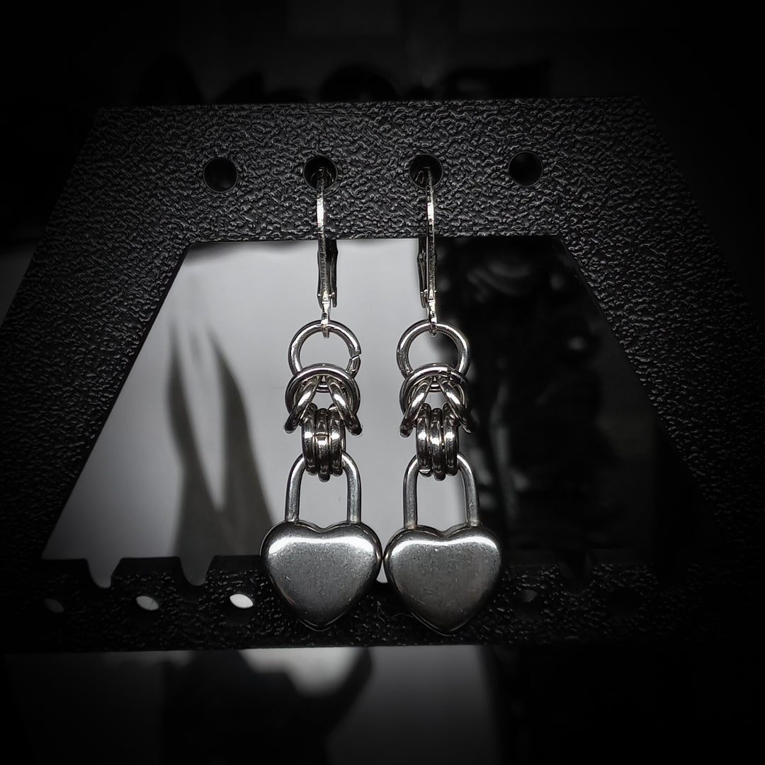 Boucles d’Oreilles Tria – Locked Hearts