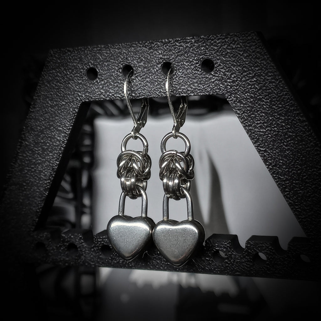 Boucles d’Oreilles Tria – Locked Hearts