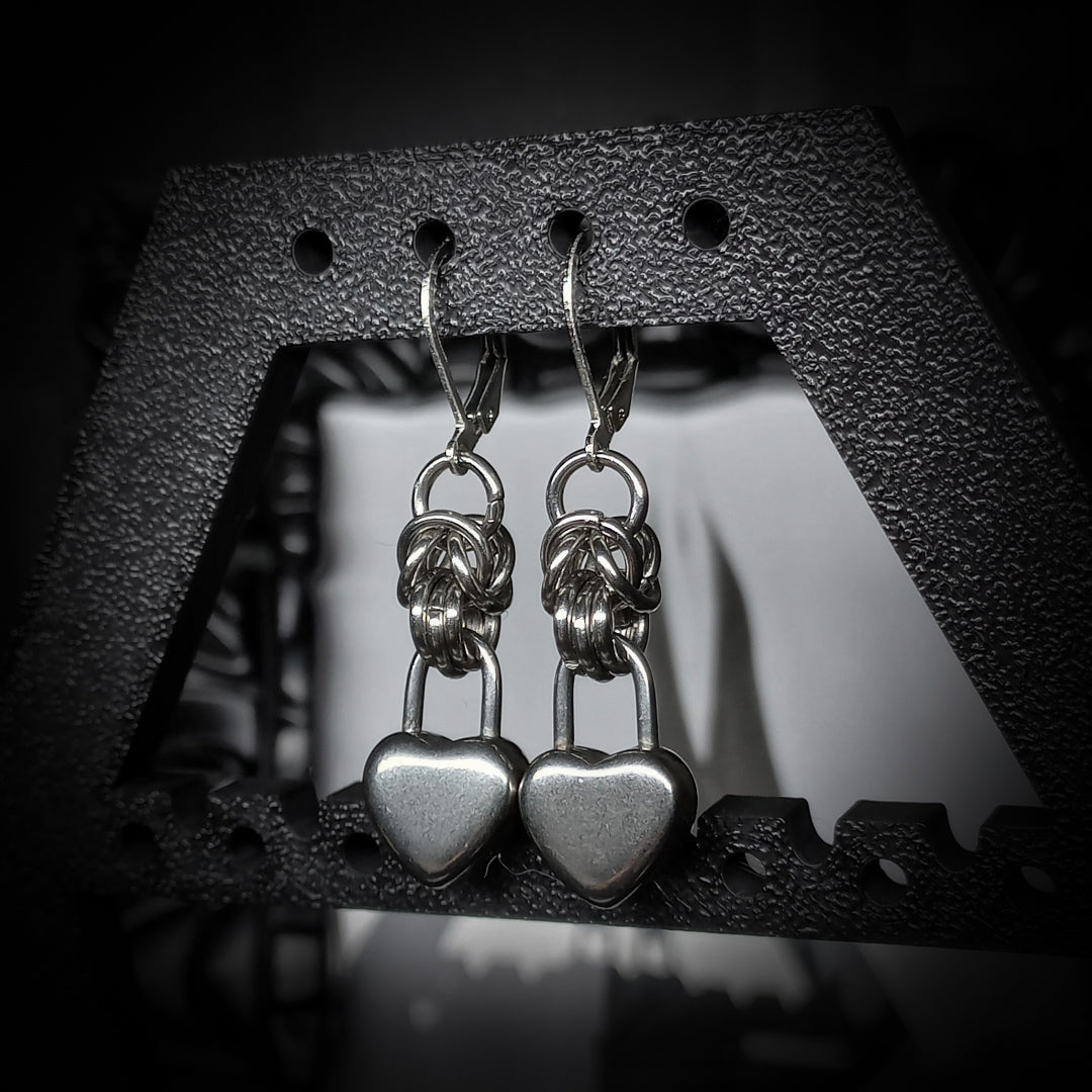 Boucles d’Oreilles Tria – Locked Hearts