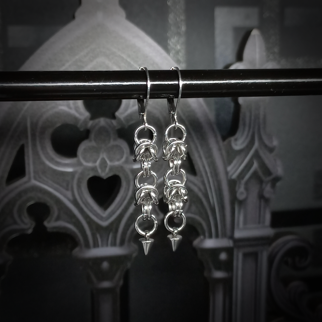 Boucles d’Oreilles Byzantines à Petite Pointe