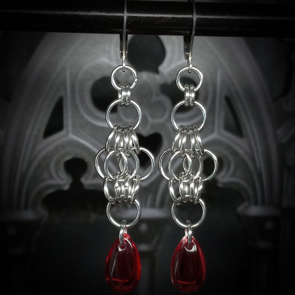 Boucles d’oreilles Bloodline – Scarlet Drop