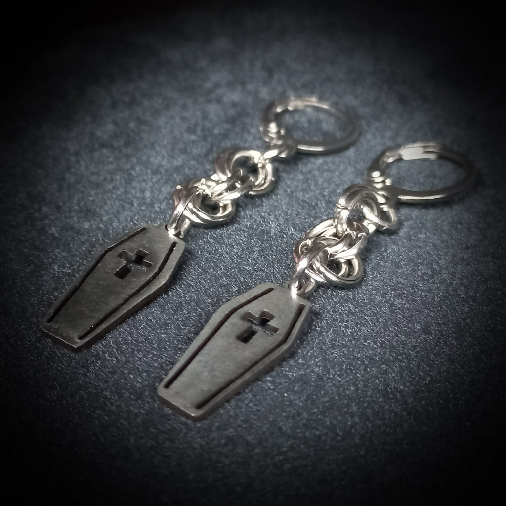 Boucles d’Oreilles Cercueil