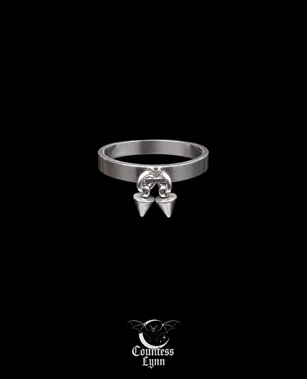 Bague à Pointes Pendantes