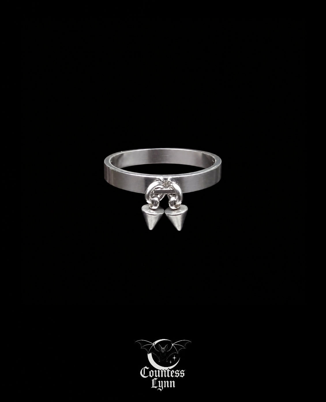 Bague à Pointes Pendantes