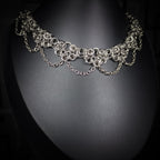 Collier Dentelle Métallique